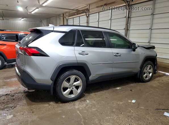 2T3DWRFV8KW028280 2019 TOYOTA RAV4 Серебряный Задняя правая четверть