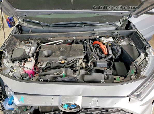 2T3DWRFV8KW028280 2019 TOYOTA RAV4 Серебряный Вид подкапотного пространства