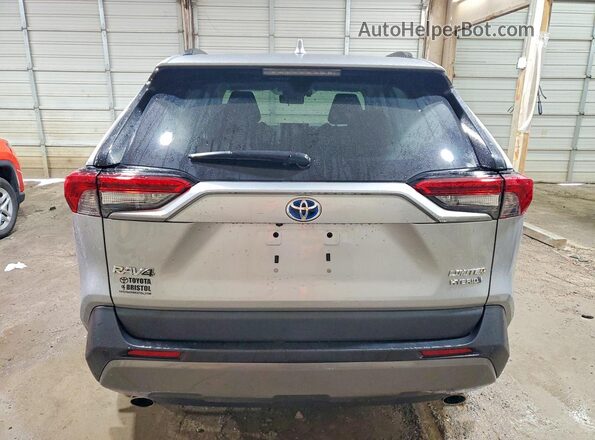 2T3DWRFV8KW028280 2019 TOYOTA RAV4 Серебряный Вид сзади