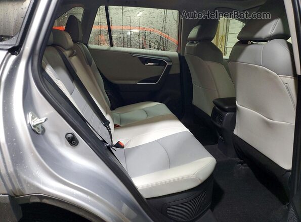 2T3DWRFV8KW028280 2019 TOYOTA RAV4 Серебряный Вид задней части салона
