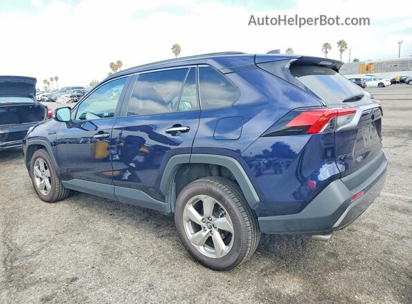 2T3DWRFVXKW035974 2019 TOYOTA RAV4 Синий Задняя левая четверть