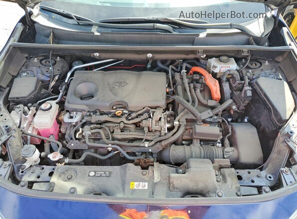 2T3DWRFVXKW035974 2019 TOYOTA RAV4 Синий Вид подкапотного пространства