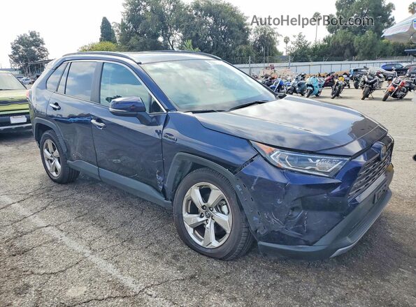 2T3DWRFVXKW035974 2019 TOYOTA RAV4 Синий Передняя правая четверть