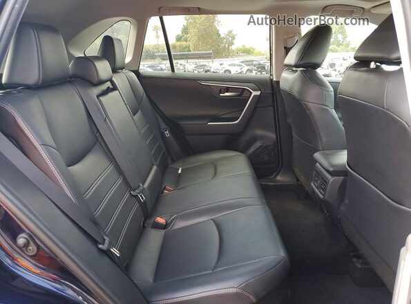 2T3DWRFVXKW035974 2019 TOYOTA RAV4 Синий Вид задней части салона