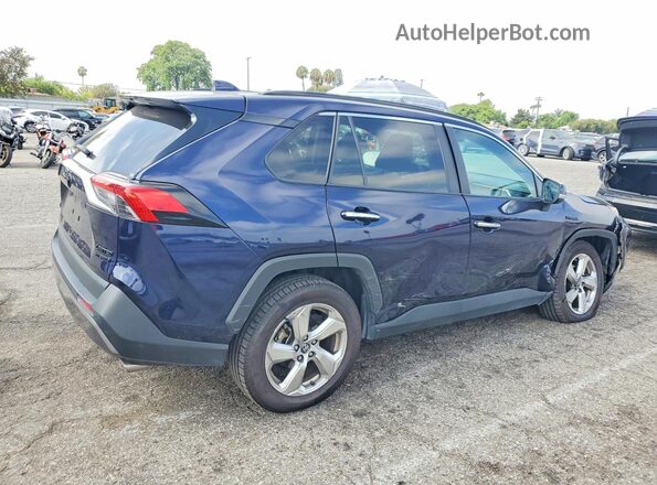 2T3DWRFVXKW035974 2019 TOYOTA RAV4 Синий Задняя правая четверть