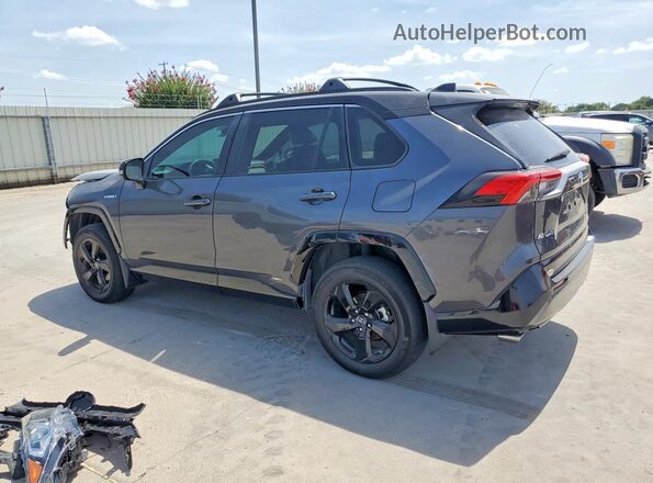 2T3E6RFV1MW009402 2021 TOYOTA RAV4 Gray Rear left