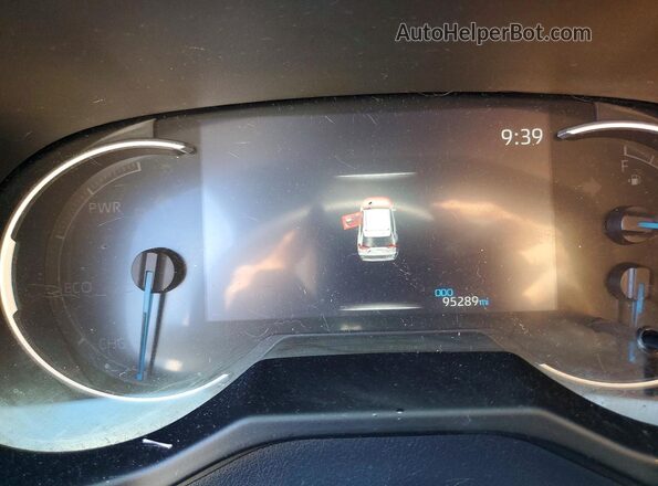 2T3E6RFV1MW017483 2021 TOYOTA RAV4 White Instrument cluster view
