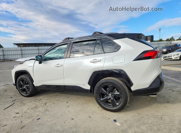 2T3E6RFV1MW022599 2021 TOYOTA RAV4 White Հետևի ձախ
