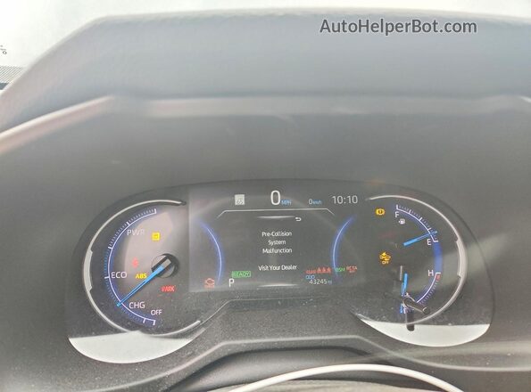 2T3E6RFV1PW041917 2023 TOYOTA RAV4 Gray Вид щитка приладів