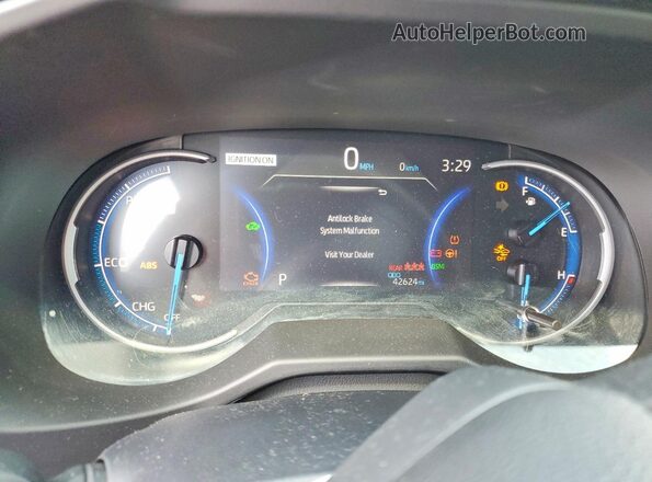 2T3E6RFV3RW061573 2024 TOYOTA RAV4 Gray Instrument cluster view