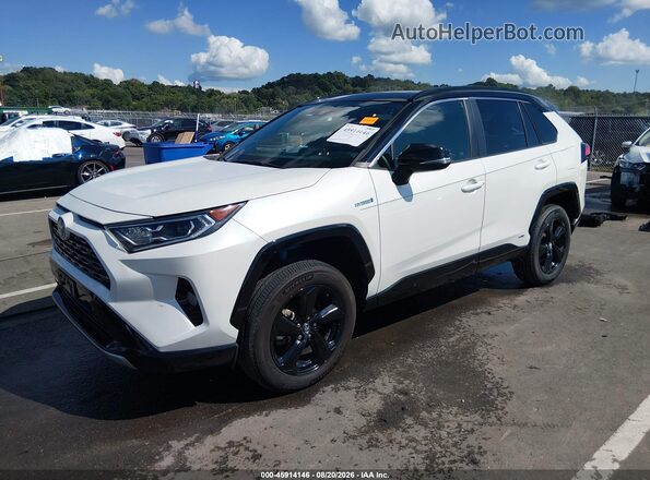 2T3E6RFV4LW001941 2020 TOYOTA RAV4 HYBRID White Front left