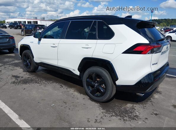 2T3E6RFV4LW001941 2020 TOYOTA RAV4 HYBRID White Rear left
