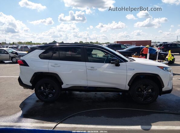 2T3E6RFV4LW001941 2020 TOYOTA RAV4 HYBRID White Rear interior view