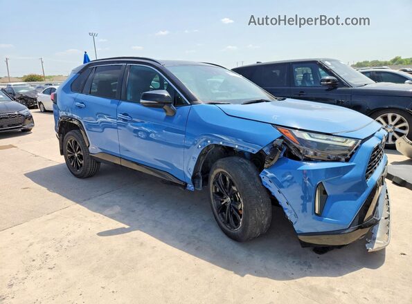 2T3E6RFV5PW038874 2023 TOYOTA RAV4 Blue Przód prawy