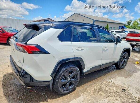 2T3E6RFV7MW006617 2021 TOYOTA RAV4 White Rear right