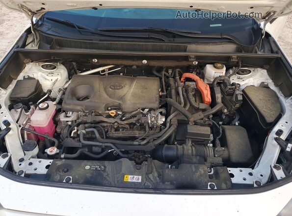 2T3E6RFV9PW042829 2023 TOYOTA RAV4 White ძრავის განყოფილების ხედი