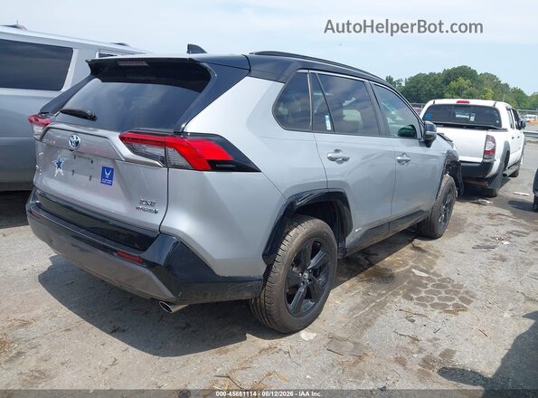 2T3E6RFVXMW007471 2021 TOYOTA RAV4 HYBRID Серебряный Задняя правая четверть