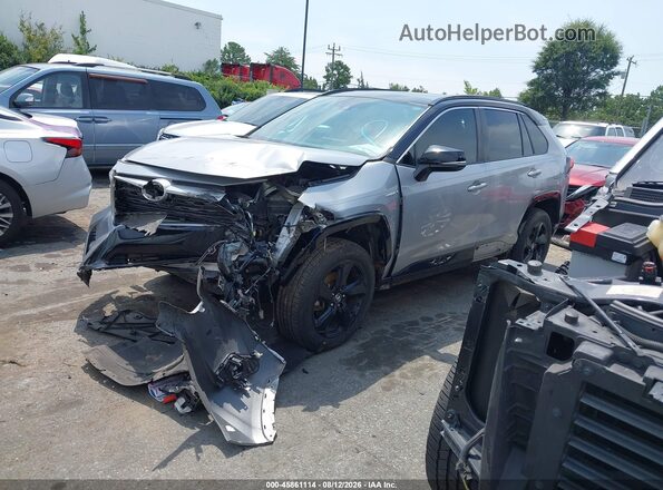2T3E6RFVXMW007471 2021 TOYOTA RAV4 HYBRID Серебряный Передняя левая четверть