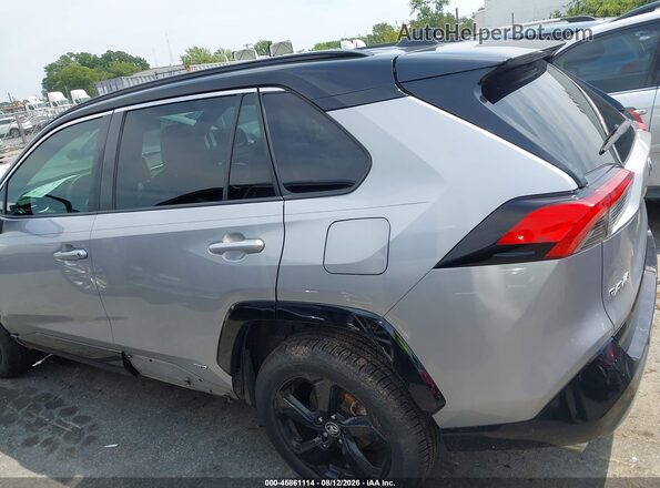 2T3E6RFVXMW007471 2021 TOYOTA RAV4 HYBRID Серебряный Панорамный вид салона 360°