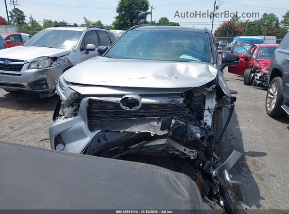 2T3E6RFVXMW007471 2021 TOYOTA RAV4 HYBRID Серебряный Вид щитка приборов