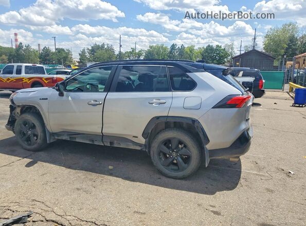 2T3EWRFV6LW099807 2020 TOYOTA RAV4 Серебряный Задняя левая четверть