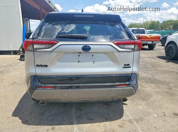 2T3EWRFV6LW099807 2020 TOYOTA RAV4 Серебряный Вид сзади