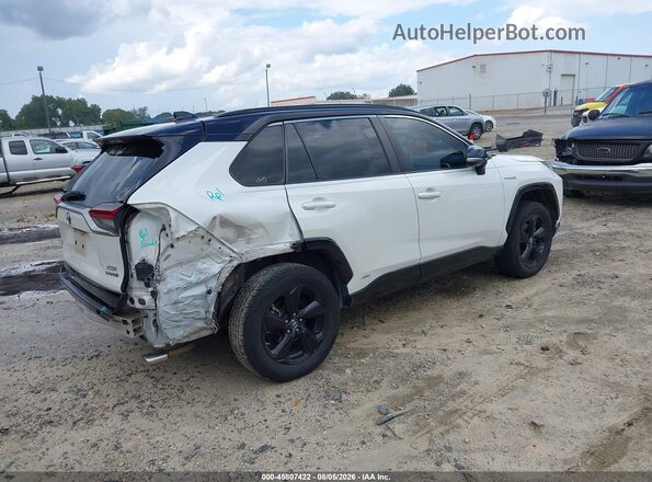2T3EWRFV7KW008736 2019 TOYOTA RAV4 HYBRID White Rear right