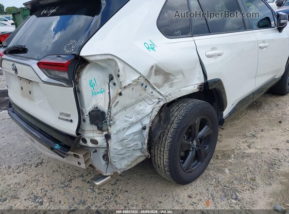 2T3EWRFV7KW008736 2019 TOYOTA RAV4 HYBRID White Front view