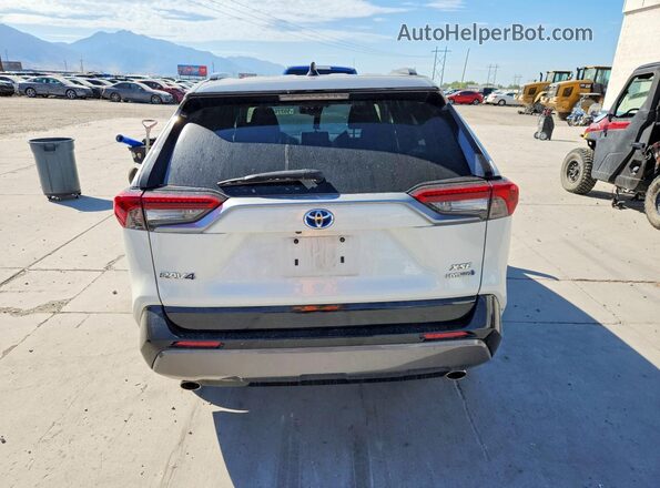 2T3EWRFV8KW014187 2019 TOYOTA RAV4 White უკანა ხედი