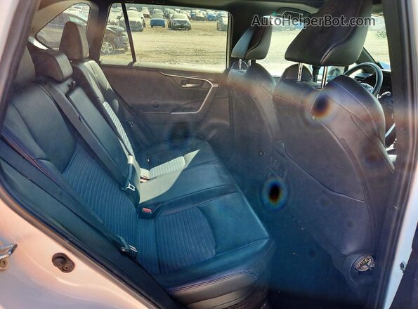 2T3EWRFV8KW014187 2019 TOYOTA RAV4 White უკანა სავარძლების ხედი