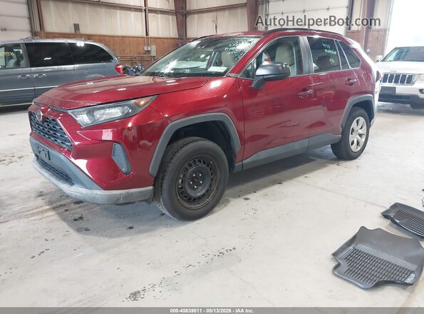 2T3F1RFV0KW045551 2019 TOYOTA RAV4 Maroon Передня ліва чверть