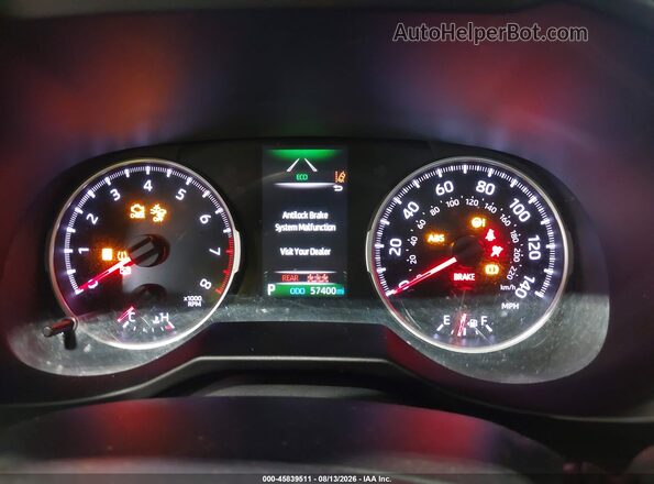 2T3F1RFV0KW045551 2019 TOYOTA RAV4 Maroon Вид задніх сидінь
