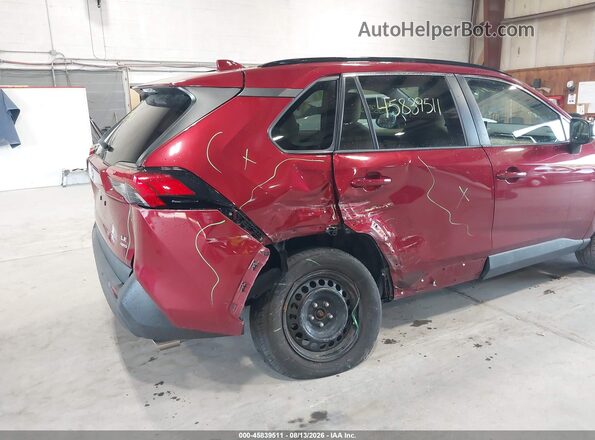 2T3F1RFV0KW045551 2019 TOYOTA RAV4 Maroon Вид спереду