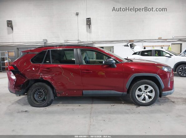 2T3F1RFV0KW045551 2019 TOYOTA RAV4 Maroon Вид задньої частини салону