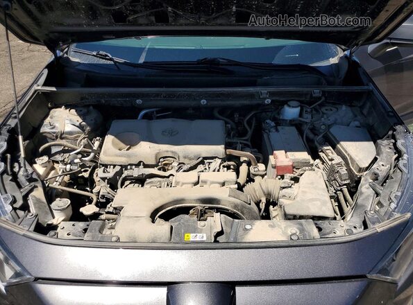 2T3F1RFV0KW063399 2019 TOYOTA RAV4 Gray Vista del compartimento del motor