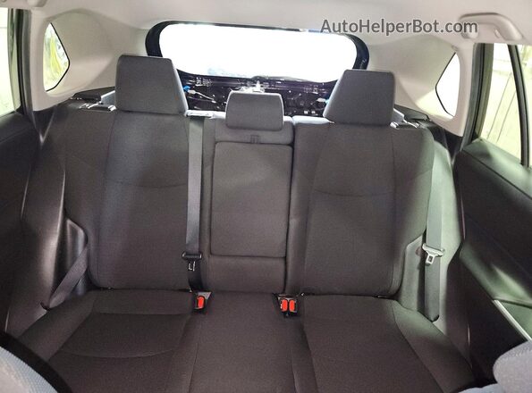 2T3F1RFV0KW068764 2019 TOYOTA RAV4 Black Հետևի նստատեղերի տեսք