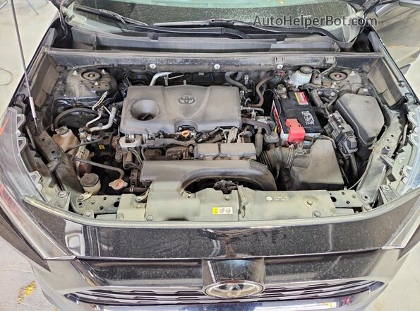 2T3F1RFV0KW068764 2019 TOYOTA RAV4 Black Շարժիչի բաժամունքի տեսք