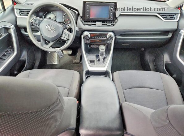 2T3F1RFV0KW077996 2019 TOYOTA RAV4 Burgundy Вид панелі приладів