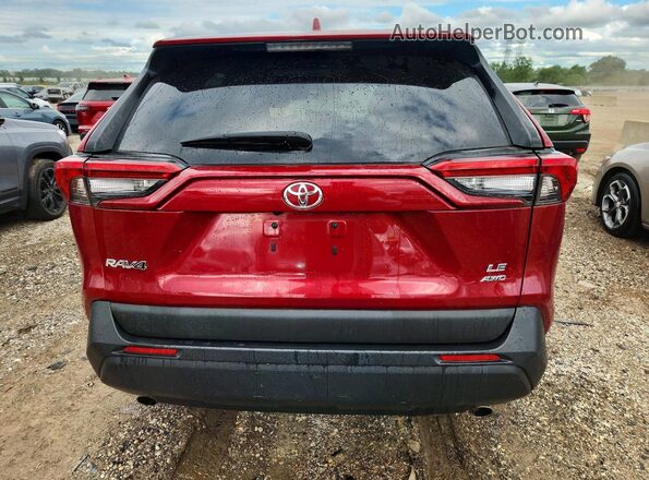 2T3F1RFV0KW077996 2019 TOYOTA RAV4 Burgundy Вид ззаду