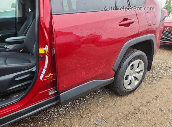 2T3F1RFV0KW077996 2019 TOYOTA RAV4 Burgundy Вид наклейки з VIN-кодом