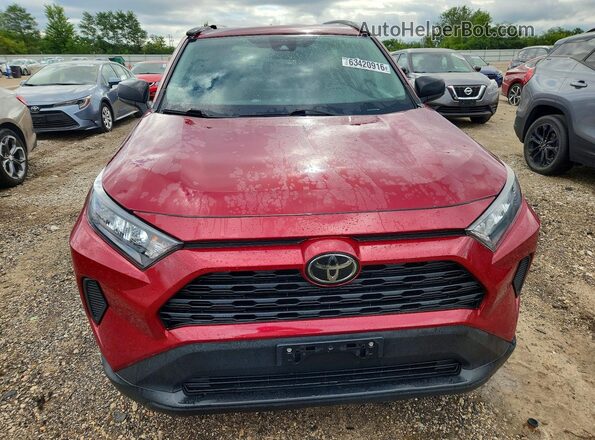 2T3F1RFV0KW077996 2019 TOYOTA RAV4 Burgundy Вид спереду