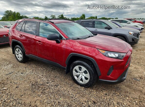 2T3F1RFV0KW077996 2019 TOYOTA RAV4 Burgundy Передня права чверть