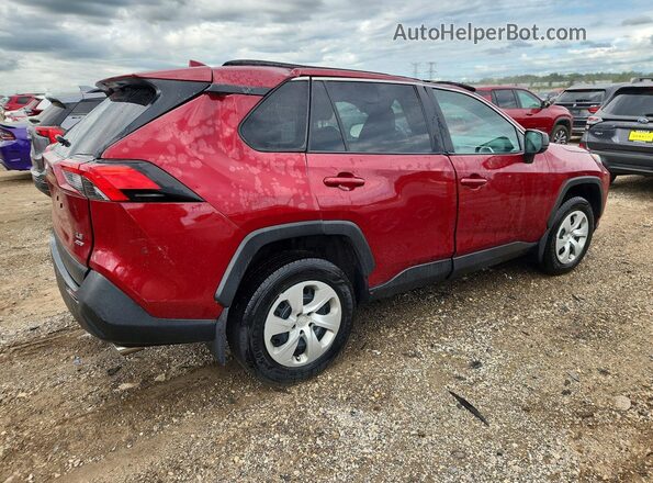 2T3F1RFV0KW077996 2019 TOYOTA RAV4 Burgundy Задня права чверть