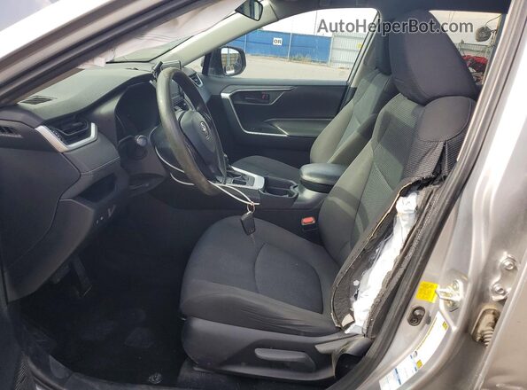 2T3F1RFV0LC082473 2020 TOYOTA RAV4 Silver Front interior view