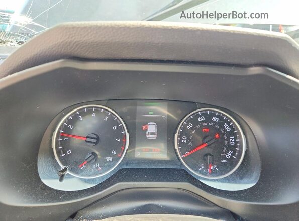 2T3F1RFV0LC138539 2020 TOYOTA RAV4 Black ხელსაწყოთა პანელის ხედი