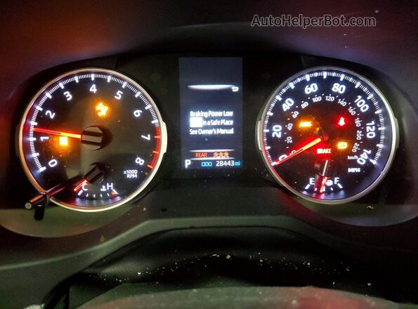 2T3F1RFV0MC240778 2021 TOYOTA RAV4 Черный Вид щитка приборов