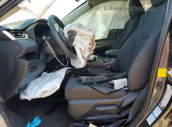 2T3F1RFV0NC309616 2022 TOYOTA RAV4 Угольный Вид салона спереди