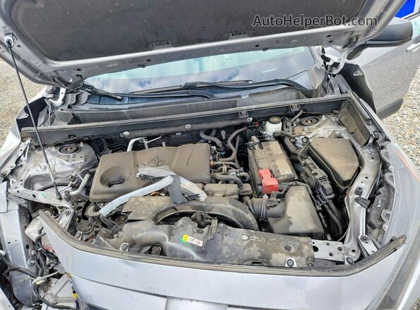 2T3F1RFV1MC160065 2021 TOYOTA RAV4 Silver Engine compartment view