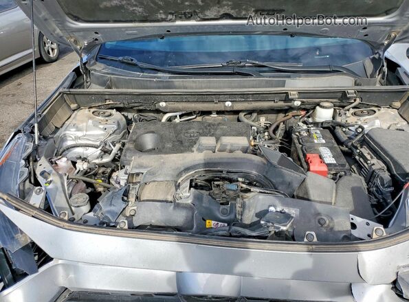 2T3F1RFV1NW284983 2022 TOYOTA RAV4 Silver Շարժիչի բաժամունքի տեսք