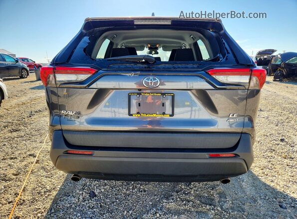 2T3F1RFV2MC158910 2021 TOYOTA RAV4 Gray Rear view
